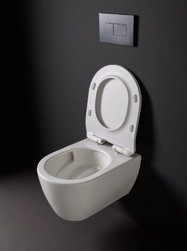 GLAM - Wall-hung ceramic toilet by Scarabeo Ceramiche - view 3